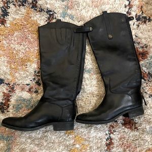 Sam edelman black leather boots.